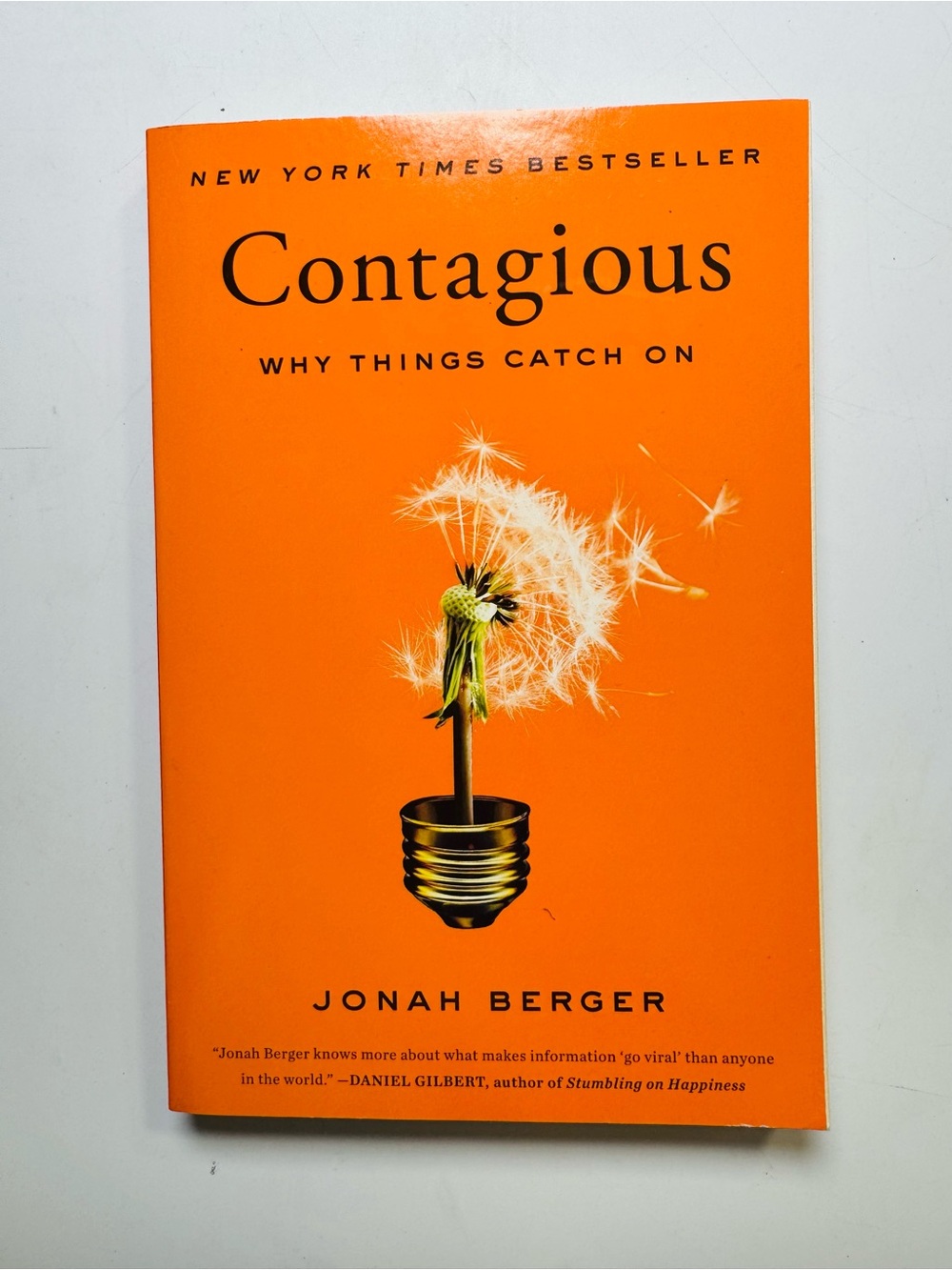 Contagious Why Things Catch On by Jonah Berger Paperback NY Times Bestseller Mar